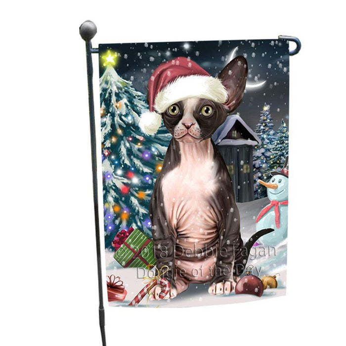 Have a Holly Jolly Sphynx Cat Christmas  Garden Flag GFLG51675