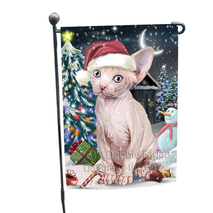 Have a Holly Jolly Sphynx Cat Christmas  Garden Flag GFLG51676