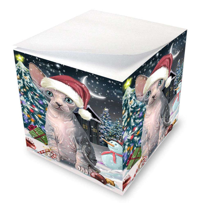 Have a Holly Jolly Sphynx Cat Christmas  Note Cube NOC51677