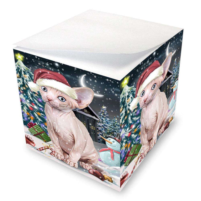 Have a Holly Jolly Sphynx Cat Christmas  Note Cube NOC51679