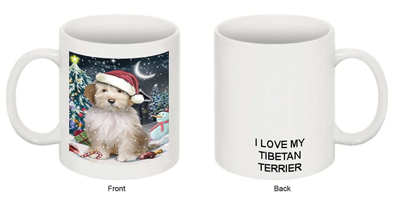 Have a Holly Jolly Tibetan Terrier Dog Christmas Mug CMG0225