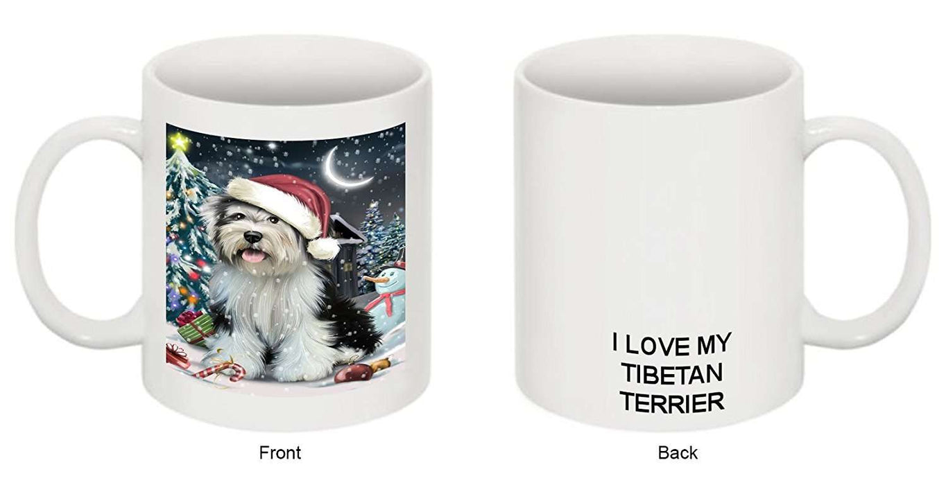 Have a Holly Jolly Tibetan Terrier Dog Christmas Mug CMG0226