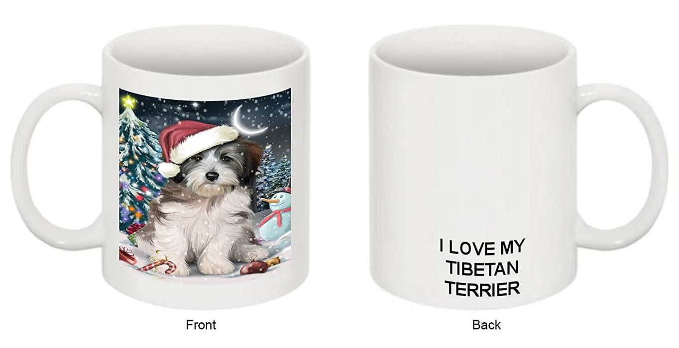 Have a Holly Jolly Tibetan Terrier Dog Christmas Mug CMG0227