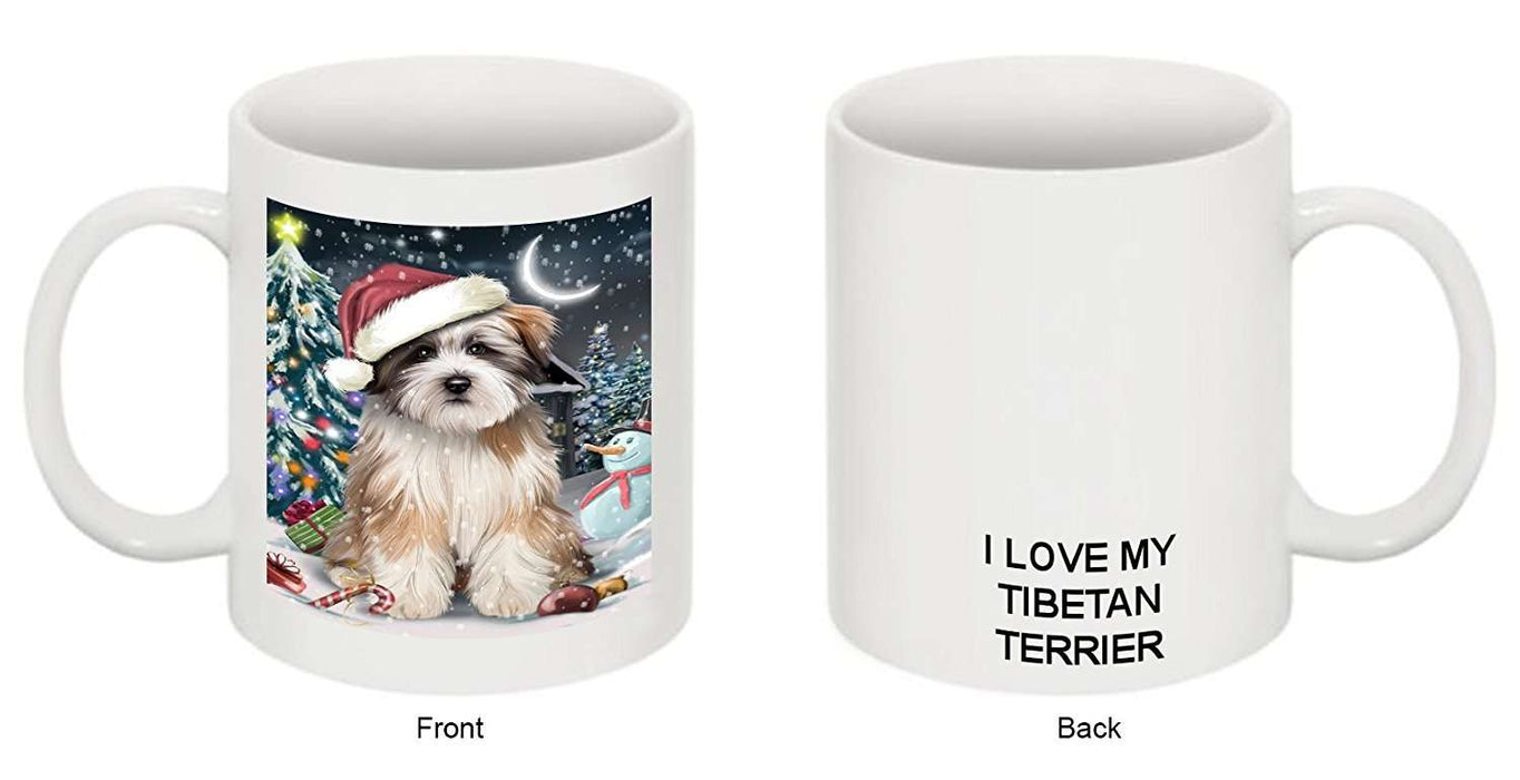 Have a Holly Jolly Tibetan Terrier Dog Christmas Mug CMG0228