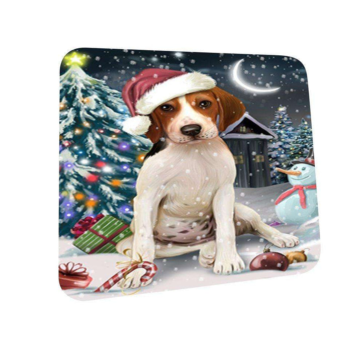 Have a Holly Jolly Treeing Walker Coonhound Dog Christmas Coasters CST136 (Set of 4)