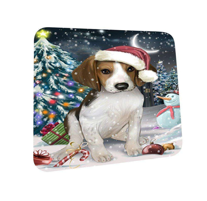 Have a Holly Jolly Treeing Walker Coonhound Dog Christmas Coasters CST138 (Set of 4)
