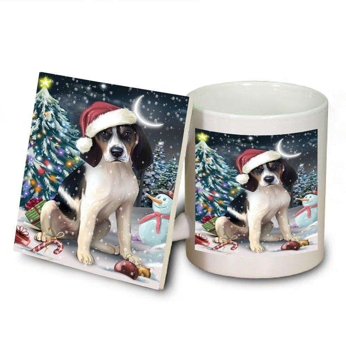 Have a Holly Jolly Treeing Walker Coonhound Dog Christmas Mug and Coaster Set MUC0229