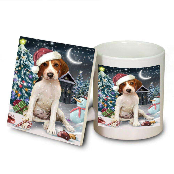 Have a Holly Jolly Treeing Walker Coonhound Dog Christmas Mug and Coaster Set MUC0230