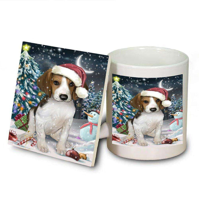 Have a Holly Jolly Treeing Walker Coonhound Dog Christmas Mug and Coaster Set MUC0232