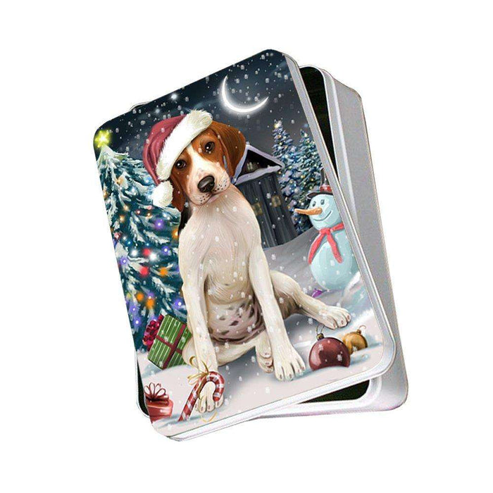 Have a Holly Jolly Treeing Walker Coonhound Dog Christmas Photo Storage Tin PTIN0230