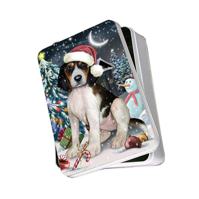 Have a Holly Jolly Treeing Walker Coonhound Dog Christmas Photo Storage Tin PTIN0231