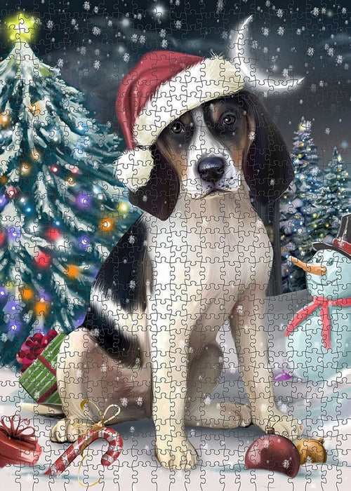 Have a Holly Jolly Treeing Walker Coonhound Dog Christmas Puzzle with Photo Tin PUZL186