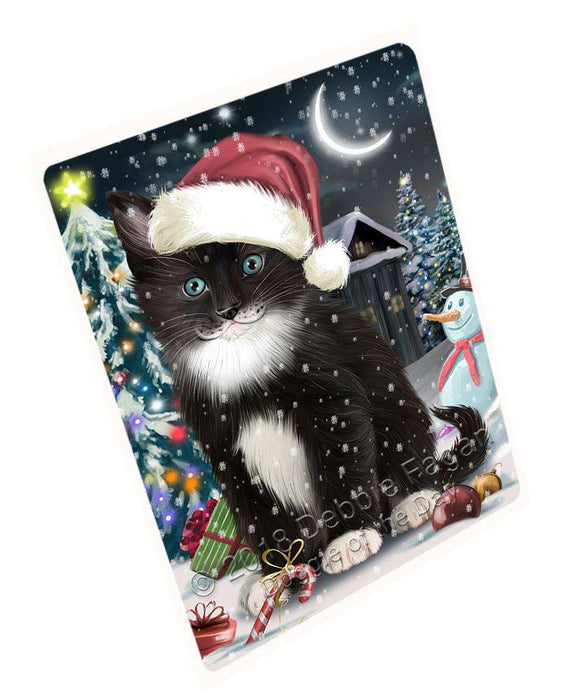 Have a Holly Jolly Tuxedo Cat Christmas Cutting Board C59292