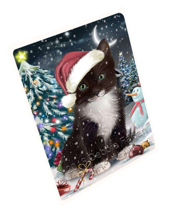 Have a Holly Jolly Tuxedo Cat Christmas Cutting Board C59298