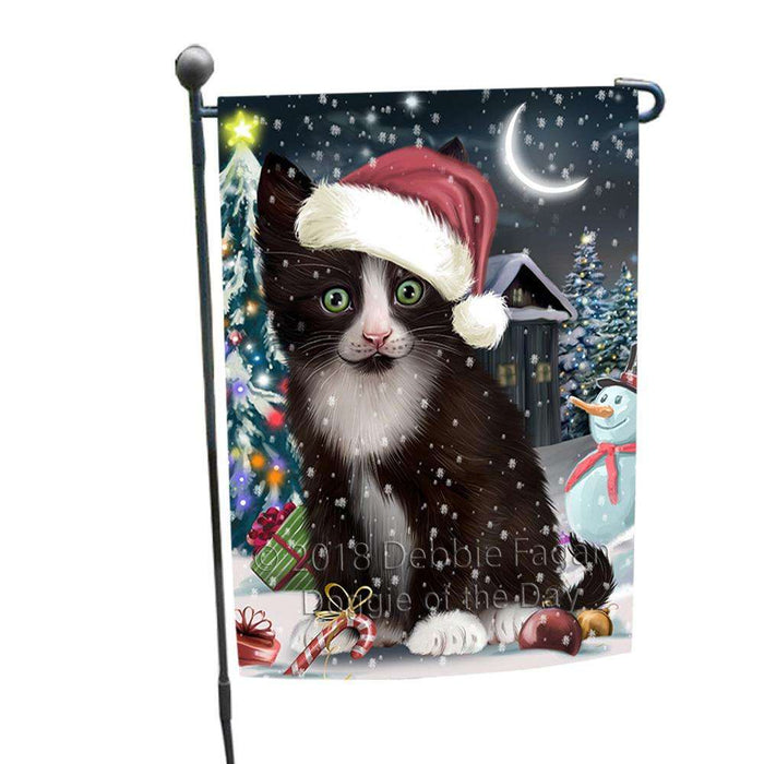 Have a Holly Jolly Tuxedo Cat Christmas  Garden Flag GFLG51677