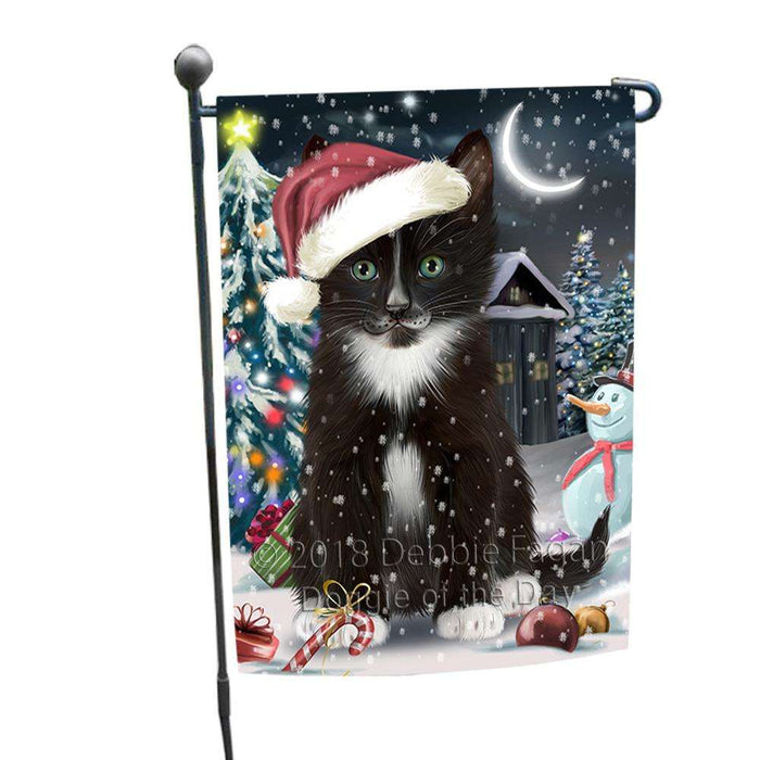 Have a Holly Jolly Tuxedo Cat Christmas  Garden Flag GFLG51679