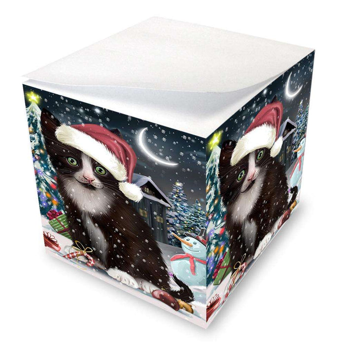 Have a Holly Jolly Tuxedo Cat Christmas  Note Cube NOC51680