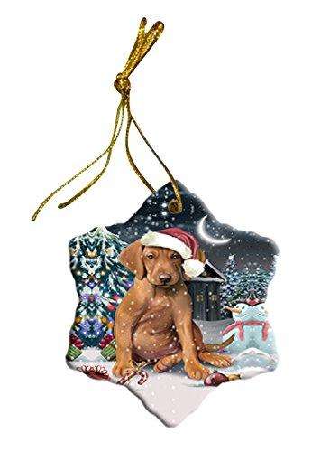 Have a Holly Jolly Vizsla Dog Christmas Star Ornament POR2486