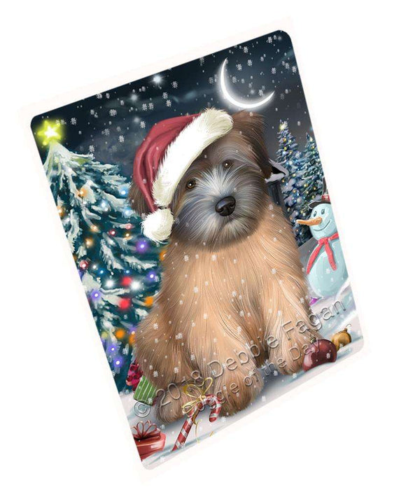 Have a Holly Jolly Wheaten Terrier Dog Christmas Large Refrigerator / Dishwasher Magnet RMAG70608