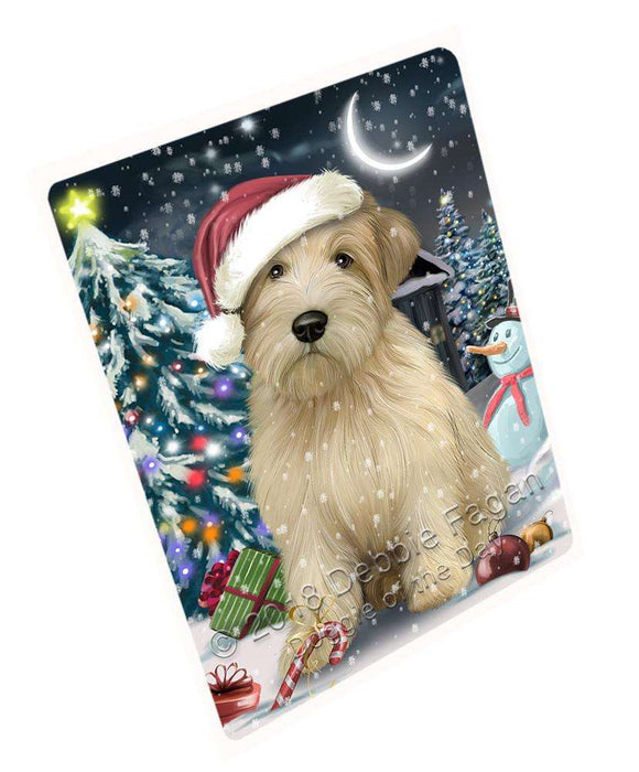 Have A Holly Jolly Wheaten Terrier Dog Christmas Magnet Mini (3.5" x 2") MAG59310