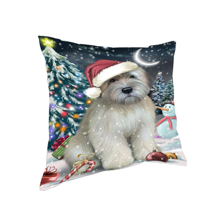 Have a Holly Jolly Wheaten Terrier Dog Christmas Pillow PIL63100