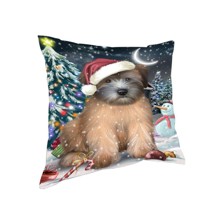 Have a Holly Jolly Wheaten Terrier Dog Christmas Pillow PIL63104