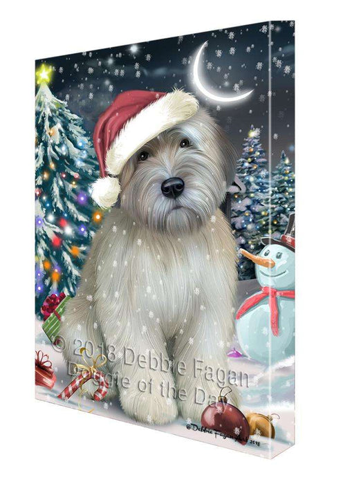 Have a Holly Jolly Wheaten Terrier Dog Christmas  Canvas Print Wall Art Décor CVS82421