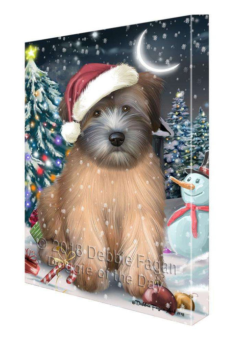 Have a Holly Jolly Wheaten Terrier Dog Christmas  Canvas Print Wall Art Décor CVS82430