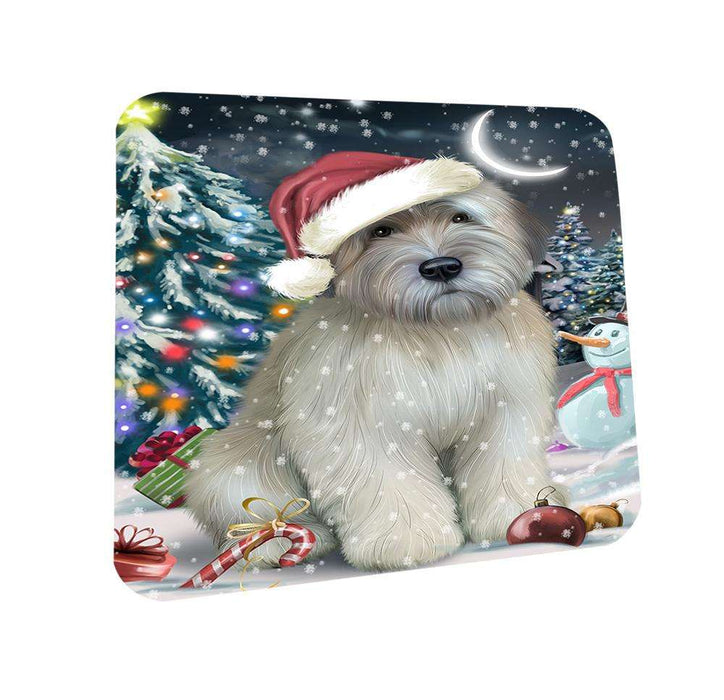 Have a Holly Jolly Wheaten Terrier Dog Christmas  Coasters Set of 4 CST51643