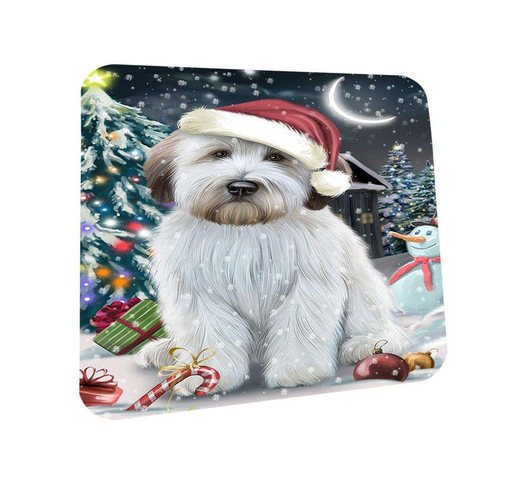 Have a Holly Jolly Wheaten Terrier Dog Christmas  Coasters Set of 4 CST51645