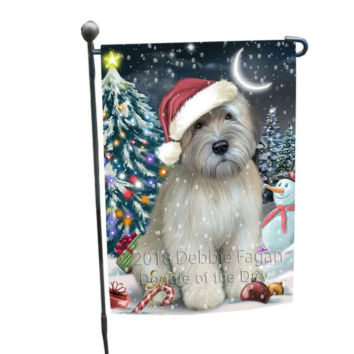 Have a Holly Jolly Wheaten Terrier Dog Christmas  Garden Flag GFLG51681