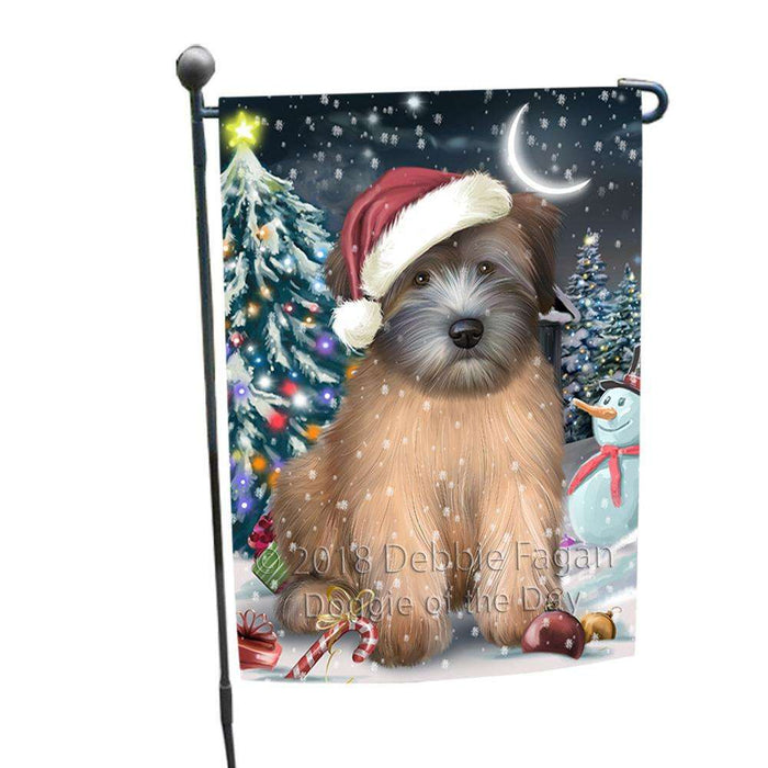 Have a Holly Jolly Wheaten Terrier Dog Christmas  Garden Flag GFLG51682