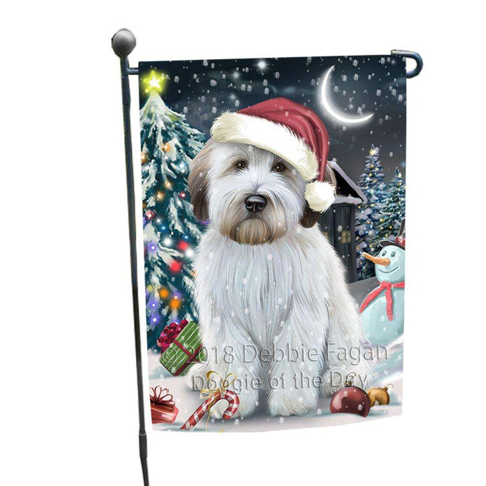 Have a Holly Jolly Wheaten Terrier Dog Christmas  Garden Flag GFLG51683