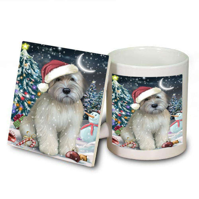 Have a Holly Jolly Wheaten Terrier Dog Christmas  Mug and Coaster Set MUC51676