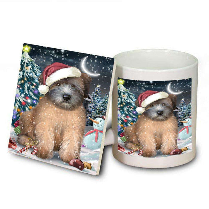 Have a Holly Jolly Wheaten Terrier Dog Christmas  Mug and Coaster Set MUC51677