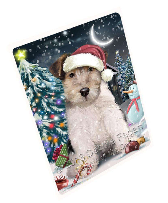 Have a Holly Jolly Wire Fox Terrier Dog Christmas Cutting Board C59319