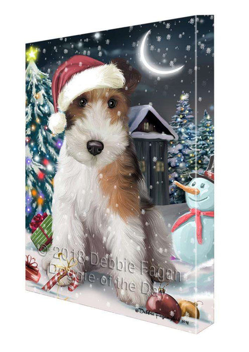 Have a Holly Jolly Wire Fox Terrier Dog Christmas  Canvas Print Wall Art Décor CVS82457