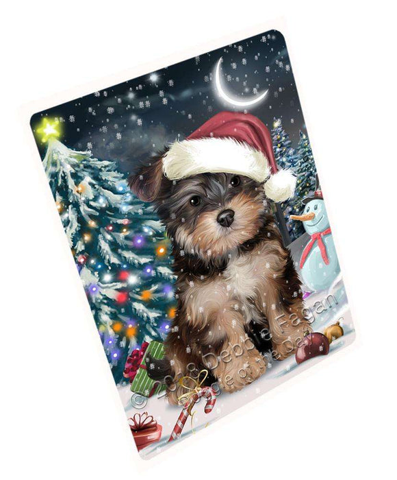 Have a Holly Jolly Yorkipoo Dog Christmas Cutting Board C59325