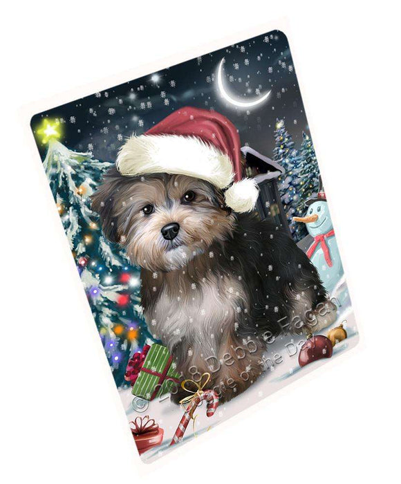 Have a Holly Jolly Yorkipoo Dog Christmas Cutting Board C59328