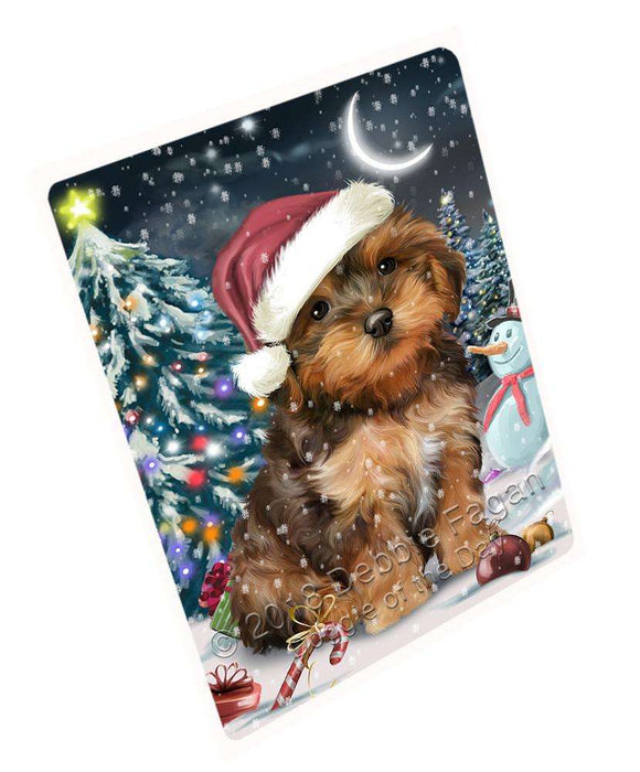 Have a Holly Jolly Yorkipoo Dog Christmas Cutting Board C59331