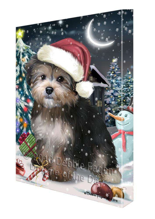 Have a Holly Jolly Yorkipoo Dog Christmas  Canvas Print Wall Art Décor CVS82502