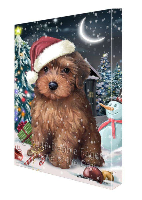 Have a Holly Jolly Yorkipoo Dog Christmas  Canvas Print Wall Art Décor CVS82520