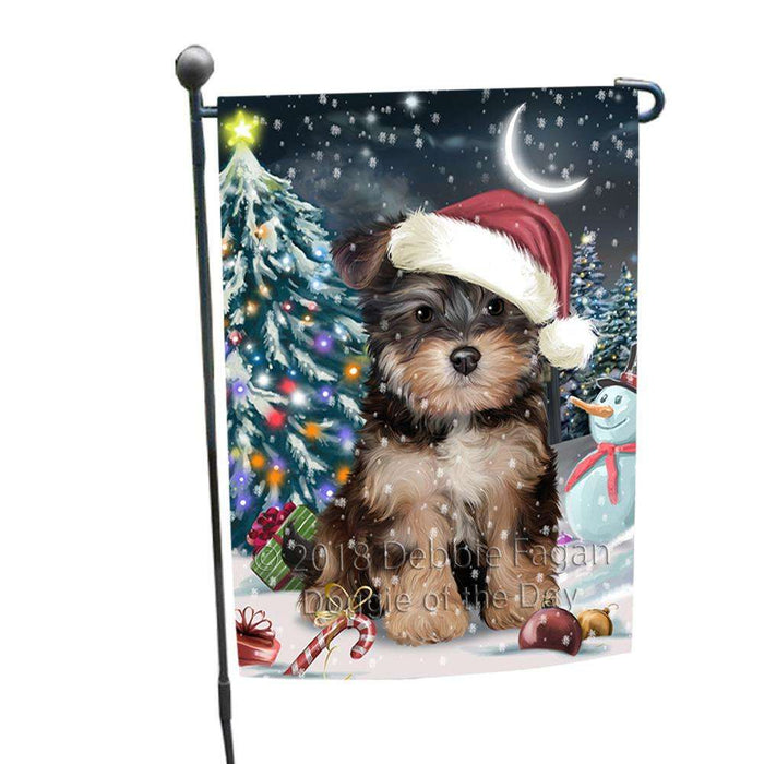 Have a Holly Jolly Yorkipoo Dog Christmas  Garden Flag GFLG51689