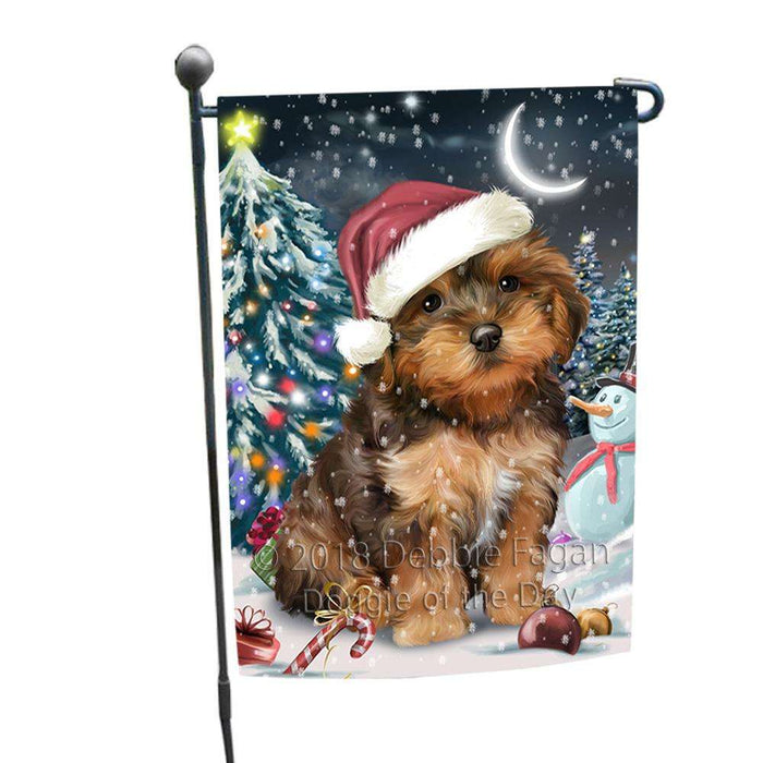 Have a Holly Jolly Yorkipoo Dog Christmas  Garden Flag GFLG51691