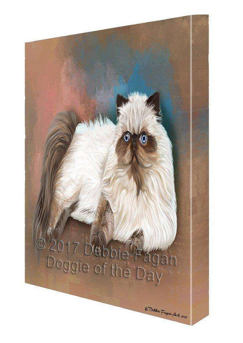 Himalayan Cat Painting Printed on Canvas Wall Art