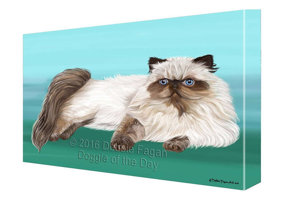 Himalayan Cat Painting Printed on Canvas Wall Art