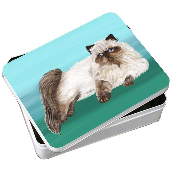 Himalayan Cat Photo Storage Tin