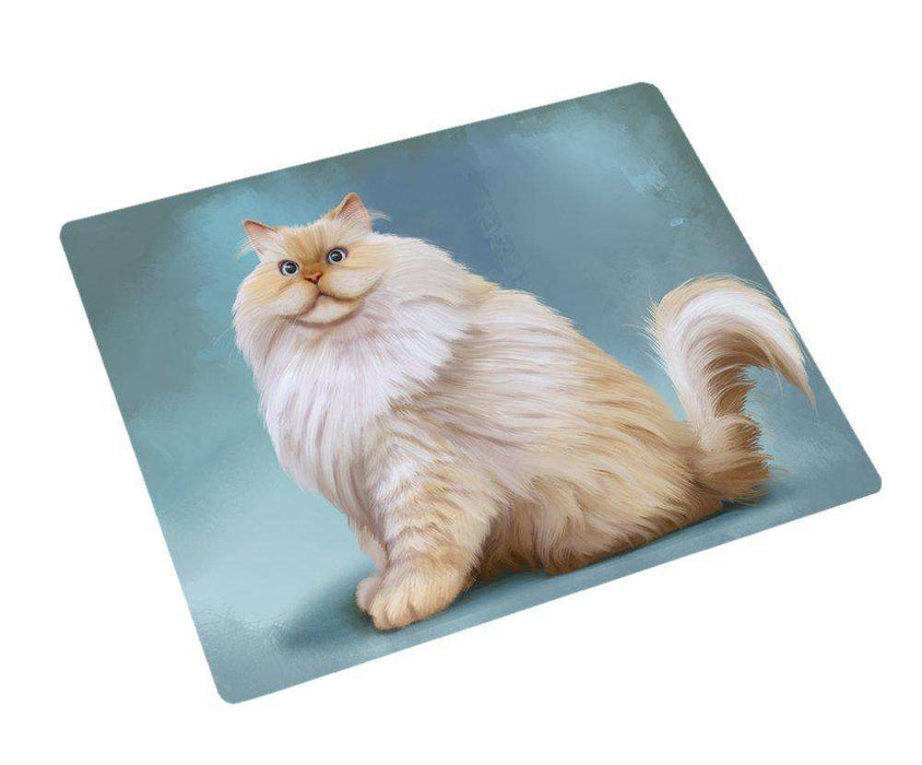 Himalayan Cat Tempered Cutting Board
