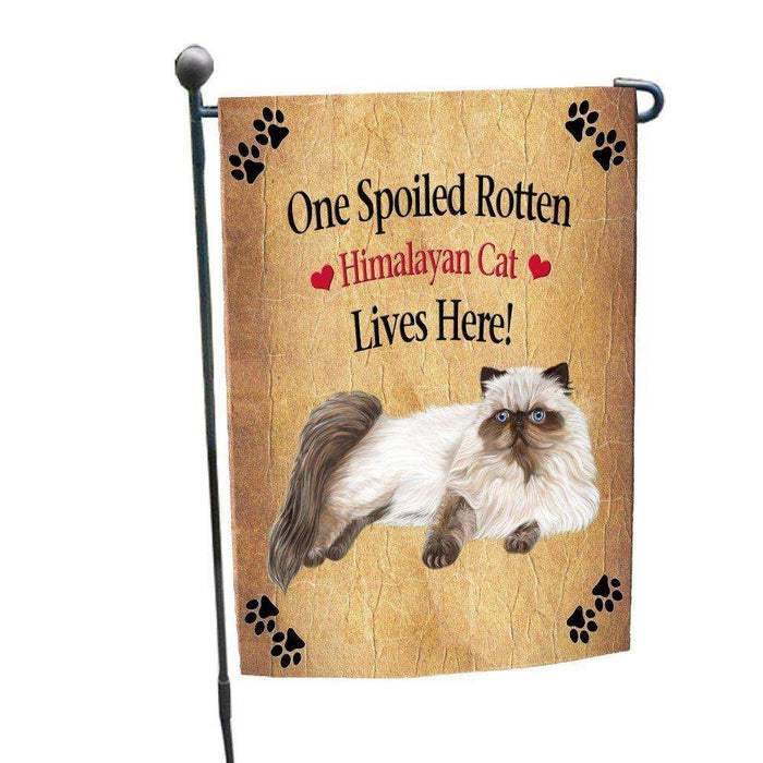 Himalayan Spoiled Rotten Cat Garden Flag