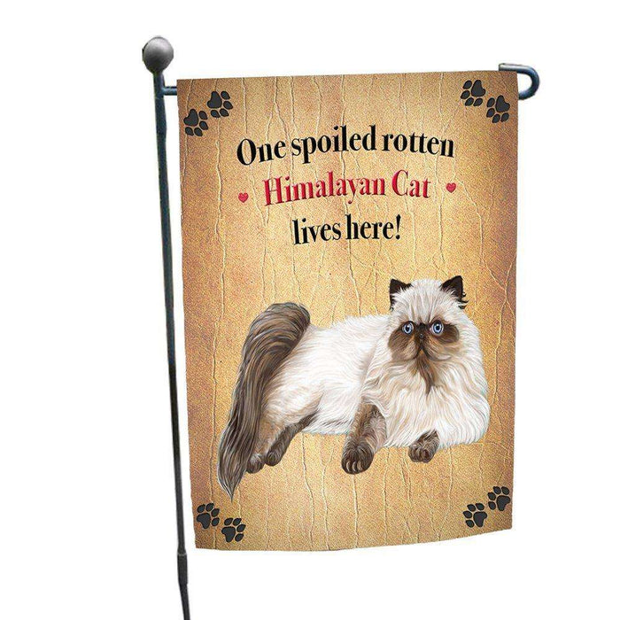 Himalayan Spoiled Rotten Cat Garden Flag